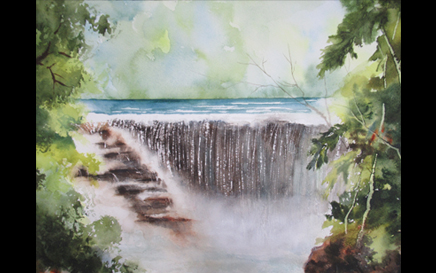 Waterfall Mt. Holyoke College